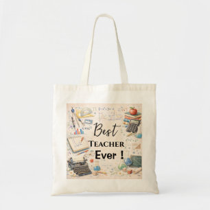 Math Teacher Thank You Gifts   End of School Year Tote Bag