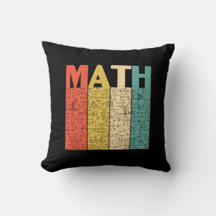 Math Teacher Vintage Math Definition Cushion