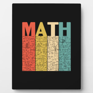 Math Teacher Vintage Math Definition Plaque