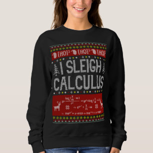 Math Teachers I Sleigh Calculus Ugly Sweater Chris