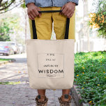 Math Teachers Modern Funny Stylish Tote Bag<br><div class="desc">"A bag full of infinite wisdom" Unlock the potential of your math prowess with our Math Teachers' Tote Bag, proudly proclaiming 'A Bag Full of Infinite Wisdom.' Embrace your passion for numbers and equations as you carry this stylish and functional tote. Ideal for classroom essentials or daily use, this durable...</div>