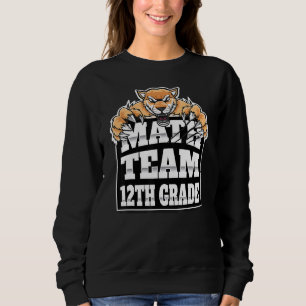 Math Team Teachers 12th Grade Students Jaguars Pan Sweatshirt