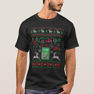 Math Ugly Christmas Sweater Mathematics Teacher Ca