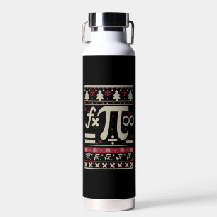 Math Ugly Christmas Water Bottle