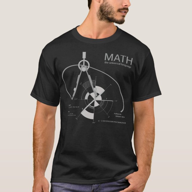 Math universal language witch witchcraft  T-Shirt (Front)