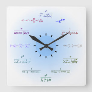 Math wall clock
