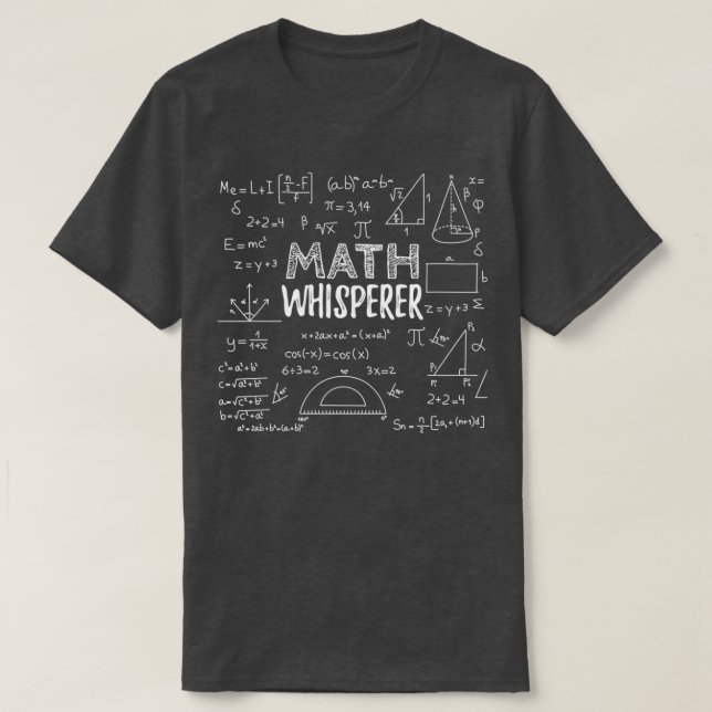 Math Whisperer 1 T-Shirt (Design Front)