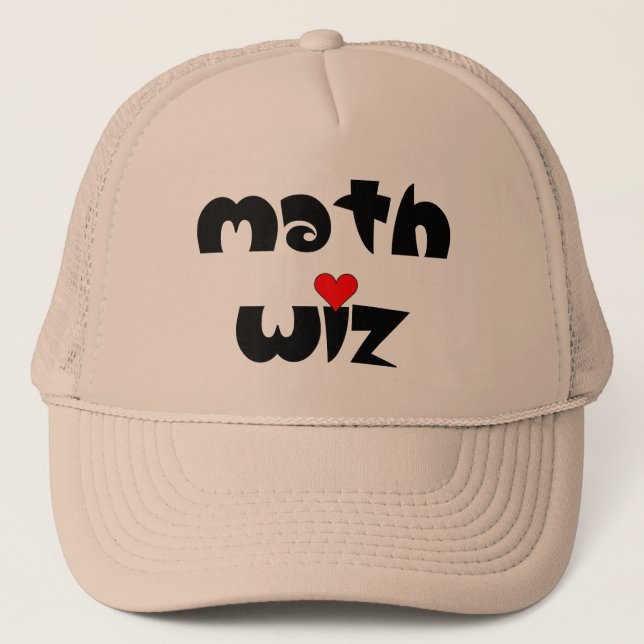 Math Wiz Trucker Hat (Front)