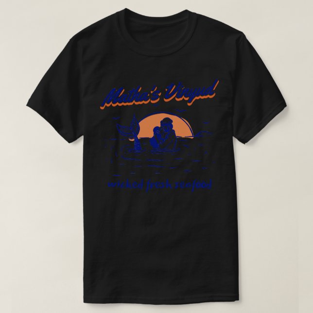 Mathas Vinyud wicked fresh Seafood T-Shirt (Design Front)