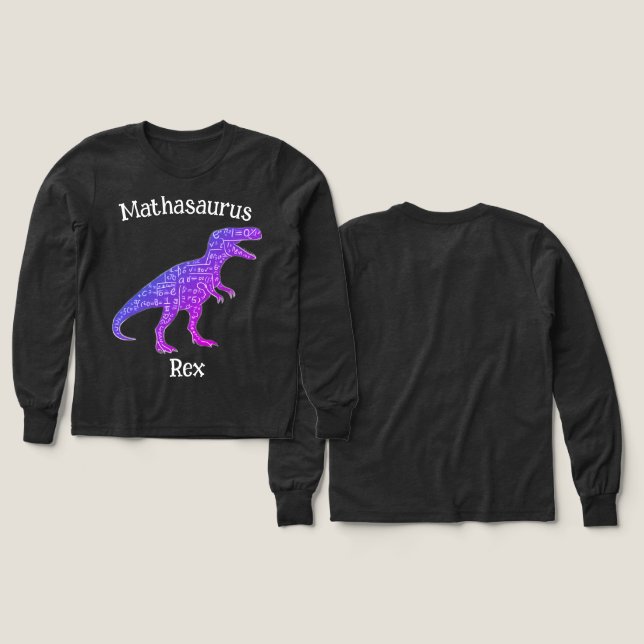 Mathasaurus Rex (Design Front & Back)