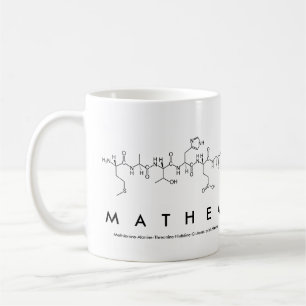 Mathea peptide name mug