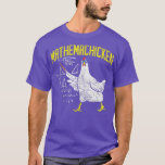 Mathemachicken Math Nerd Algebra Teacher Chicken  T-Shirt<br><div class="desc">Mathemachicken Math Nerd Algebra Teacher Chicken  .</div>