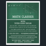 Mathematic Chalkboard, Math Classes Advertising Flyer<br><div class="desc">Mathematic Chalkboard,  Math Classes Advertising Flyers By The Business Card Store.</div>