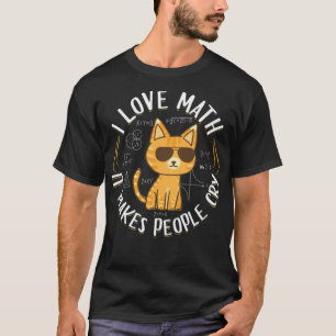 Mathematic  I love math  Mathematics mustang horse T-Shirt
