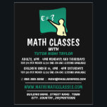 Mathematic Logo, Math Classes Advertising Flyer<br><div class="desc">Mathematic Logo,  Math Classes Advertising Flyers By The Business Card Store.</div>