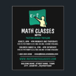 Mathematic Logo, Math Classes Advertising Flyer<br><div class="desc">Mathematic Logo,  Math Classes Advertising Flyers By The Business Card Store.</div>