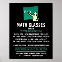 Mathematic Logo, Math Classes Advertising