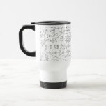 Mathematic Lovers, Math Formula, Math Geek Travel Mug<br><div class="desc">The perfect Cute Mathematic Lovers, Math Formula, Math Geek, a pattern gift idea for all men, women & kids who loves Math Equation Seamless fabric! Makes an ideal gift for your mum, dad, sister, brother, aunt, uncle, grandma or grandpa & for your love ones for their Wedding Anniversaries, Birthdays, Summer,...</div>