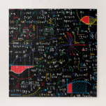 Mathematical geometry puzzle<br><div class="desc">Ideal gift idea for teachers Mathematics formula calculation for teachers,  whether elementary school or high school of any mathematics and calculation type lover loves this equation graphic puzzle</div>
