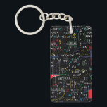 Mathematical geometry student teacher key ring<br><div class="desc">Teacher Mathematik formula calculation for teachers,  whether elementary school or high school of any mathematics and calculation type lover loves this equation graphics</div>