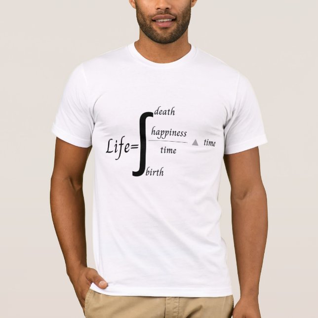 Mathematical Memes on Life Men's Shirt (Front)