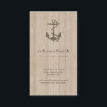 Mathematical Teacher - Nautical Anchor Wood Business Card<br><div class="desc">Elevate your professional image with this expertly designed business card. Whether you're connecting with clients, expanding your network, or promoting your brand, this card delivers a polished and lasting impression. Zazzle's user-friendly customisation options make it easy to tailor the text, fonts, and layout to perfectly align with your brand's aesthetic....</div>