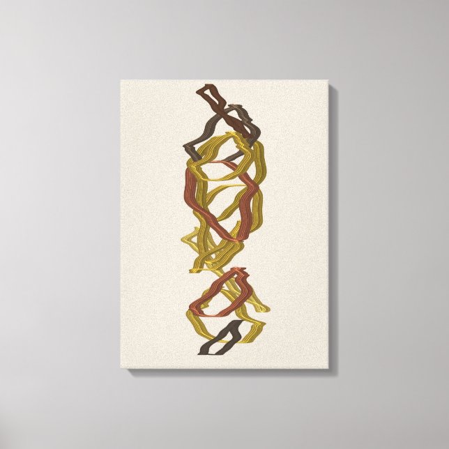 Mathematically Aligned Sculpture  Canvas Print (Front)