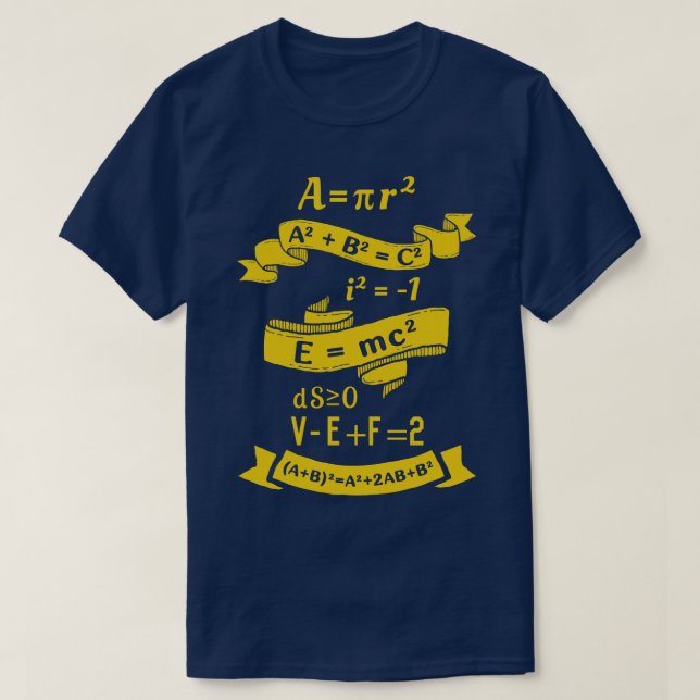 Mathematician description T-Shirt (Design Front)
