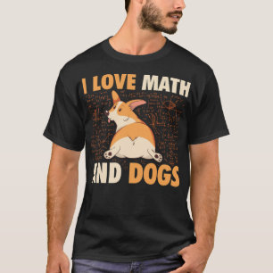 Mathematician Math Dogs Teacher Dog sabrina show T-Shirt