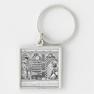 Mathematician Monks: one teaching the Globe Key Ring