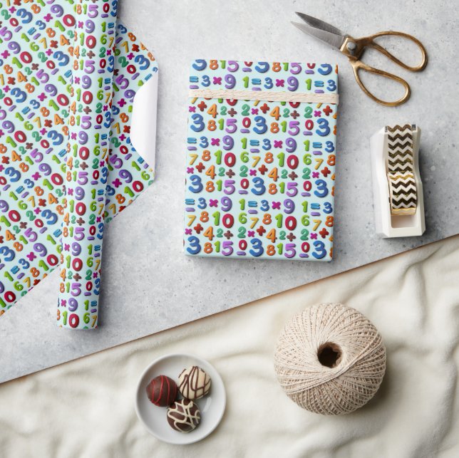 Mathematician  wrapping paper (Crafts)