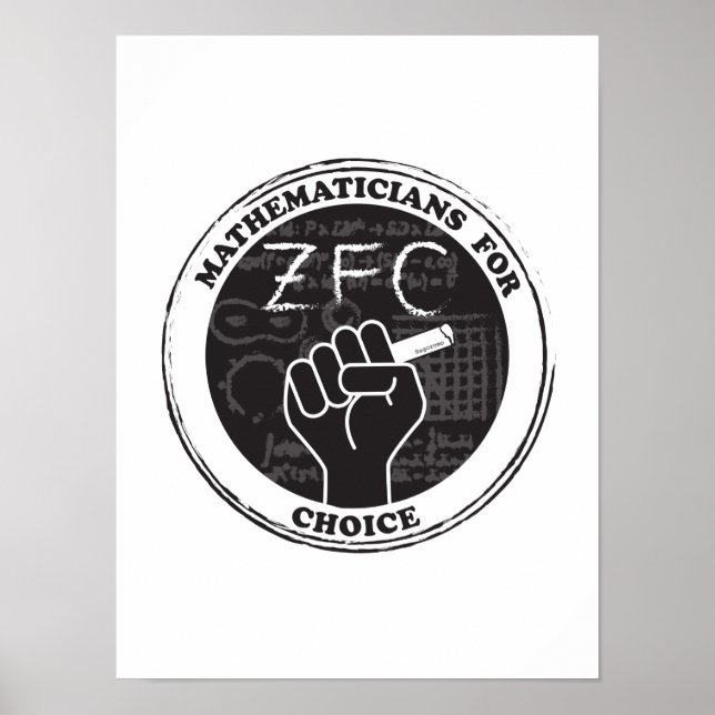 Mathematicians for Choice Poster (Front)