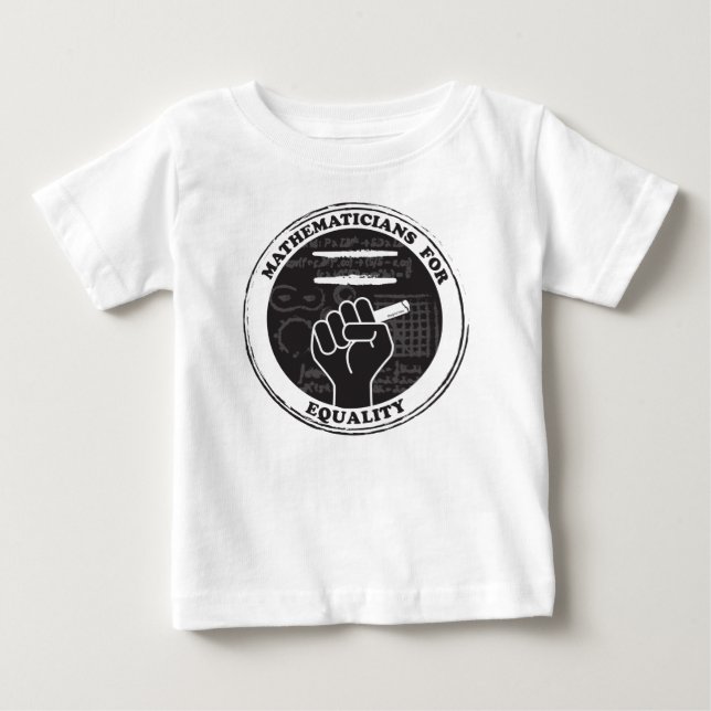 Mathematicians for Equality Baby TShirt (temp) (Front)