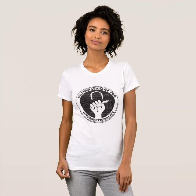 Mathematicians for Intersectionality T-shirt (Front Full)