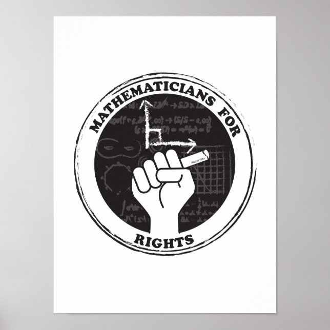 Mathematicians for Rights Poster (Front)