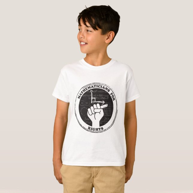 Mathematicians for Rights T-shirt - Kids (Front Full)