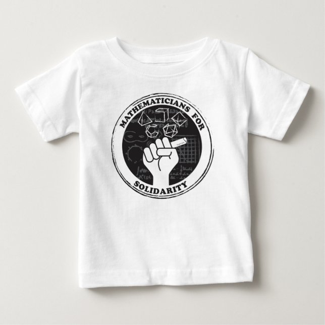 Mathematicians for Solidarity T-shirt - Baby (Front)