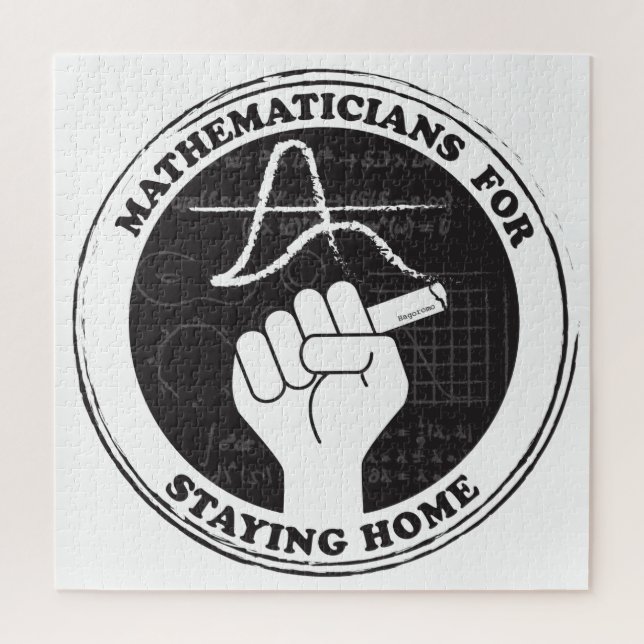 Mathematicians for Staying Home Puzzle (Vertical)