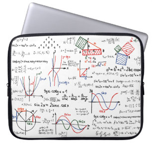 Mathematics Cheat Sheet Laptop Sleeve
