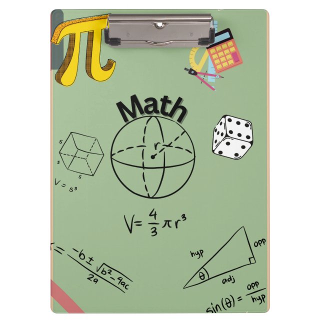 Mathematics Clipboard (Front)