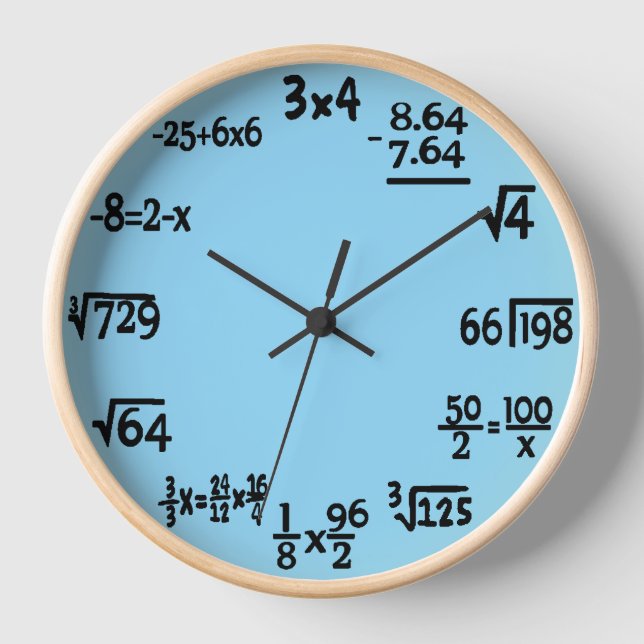 Mathematics Clock (Front)
