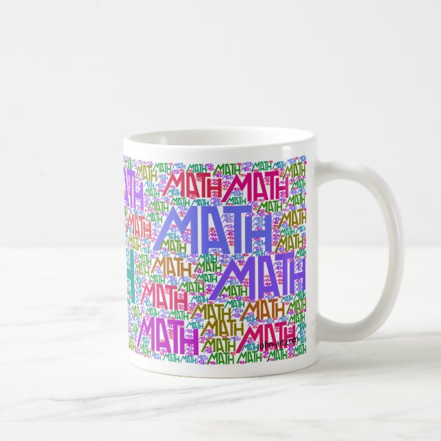 mathematics coffee mug (Right)