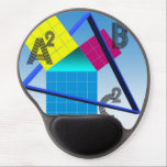 Mathematics, colourful design gel mouse pad<br><div class="desc">Mathematics,  colourful design</div>