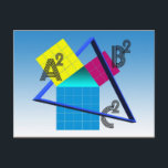 Mathematics, colourful design postcard<br><div class="desc">Mathematics,  colourful design</div>