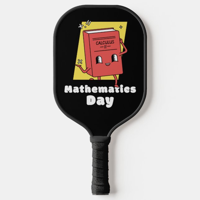 Mathematics Day Pickleball Paddle (Front)