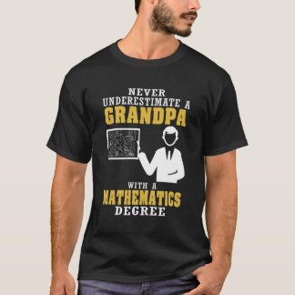 Mathematics Degree Grandpa T-Shirt