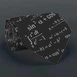 Mathematics Equation for Math Geek Teacher Student Tie<br><div class="desc">It is a great way to showcase an unique customised tie with this Mathematics Formulas Pattern design. The personalised tie is also a perfect gift for your Professor, Teacher, Dad, Grandpa, Uncle, Step dad, or any special someone, they will be proud to wear! (You can change the background colour by...</div>