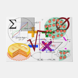 mathematics formula physics school doormat