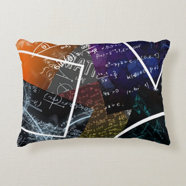 Mathematics Formula Throw Pillow (Front)