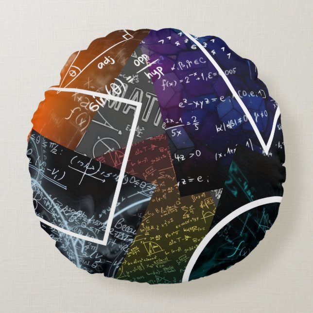 Mathematics Formula Throw Pillow (Front)